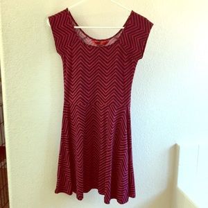 Lightweight velvet feel dress